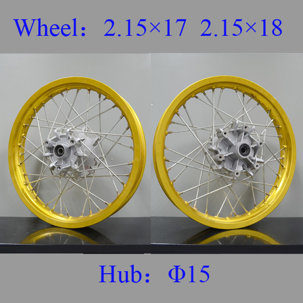Anodized Golden Stainless Steel Motorcycle Wheel Spokes U Type Custom Size