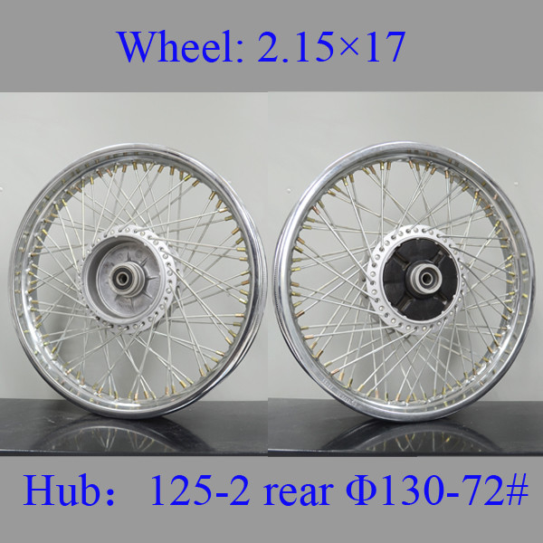 Sturdy Spoked Motorcycle Wheels High Tensile Strength 304 Stainless Steel
